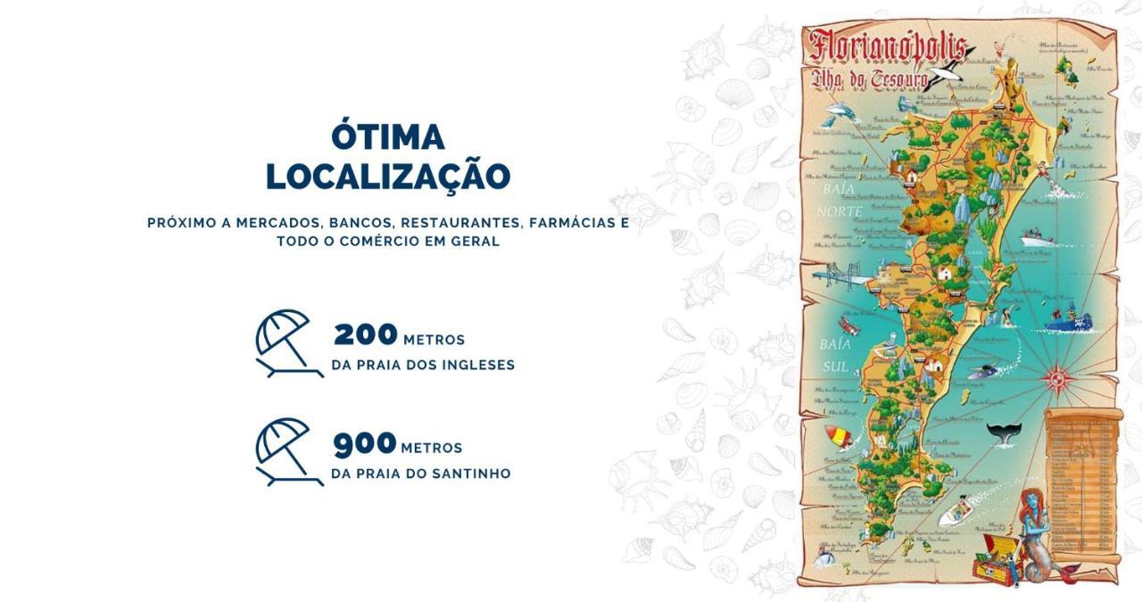 フロリアノポリス Imobilha - Casa De Praia Ingleses - Santinhoヴィラ エクステリア 写真